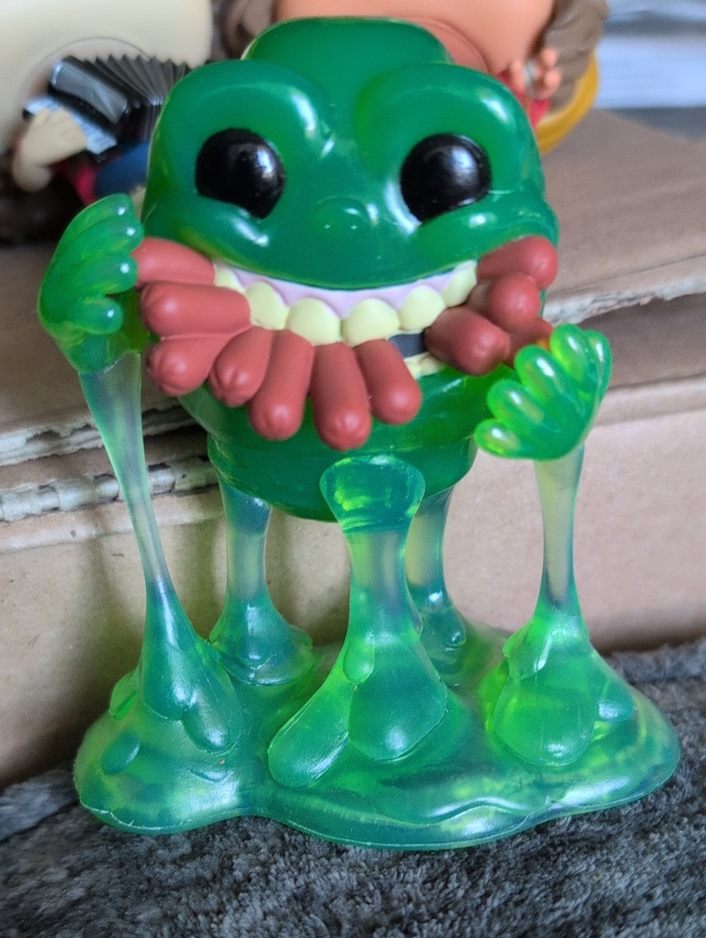 Funko POP! Translucent Slimer With Hot Dogs